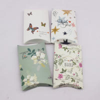 10pc Bolsas De Regalo Para Joyería De Papel Tamaño 12.5x8x2cm Cajas De Almohada Empaque De Fiesta Acabado Mate - details 3
