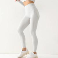 Leggings Deportivos Sin Costuras Para Mujer Cintura Alta Elástica Sólida Yoga Gimnasio Entrenamiento Pantalones De Correr Accesorios De Gimnasio - details 19