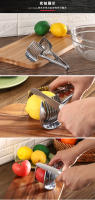 Cortador De Frutas Y Verduras De Acero Inoxidable Mano Herramienta De Cocina Portátil Para Naranja Limón Tomate Cebolla Cortador De Alimentos Eco-amigable - details 6