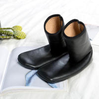 Botas Térmicas De Cuero Para Hombres Y Mujeres Invierno Calor Interior Antideslizante Suave Calcetines Gruesos Para Casa - details 5