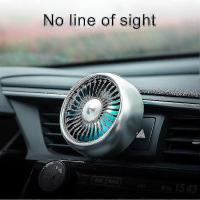 Mini ventilador de ventilación de Aire Eléctrico ajustable de Bajo Ruido USB para Automóvil - details 3