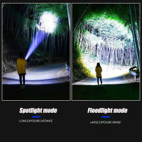 Linterna Táctica Con Batería Integrada Luz De Emergencia 4km 1000W Máxima Potencia LED Distancia De Iluminación > 500 Metros - details 12