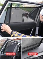 Cortina De Ventilación Magnética Personalizada Para Volkswagen Polo Hatchback 6R 6C 2009-2017 Cortina De Ventana Del Parabrisas Delantero Material De Poliéster Tamaño Personalizado - details 1