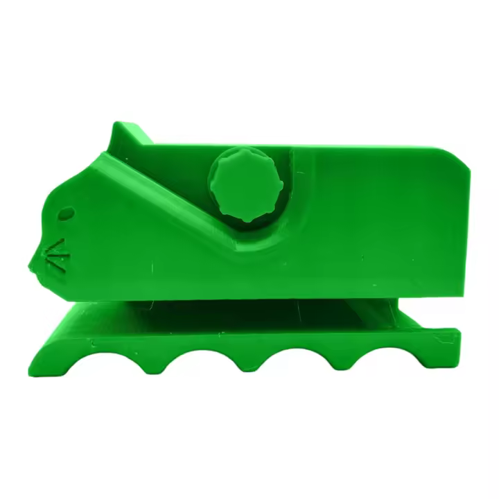 Cortador de cartón para rascadores de gatos, cortador de gatitos, cortador de cartón impreso en 3D, herramienta de reciclaje de cartón de mano, rascadores de gatos DIY, máquina cortadora de cartón creativa para vacaciones (A01) - 1