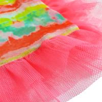 Vestido Kaftan Playa Poncho Niña o Mujer Petit Alo | Rejilla Tie Dye Rosa | Twinning Mamá e Hija- Talla 4 a 18 años S Mujer - details 4