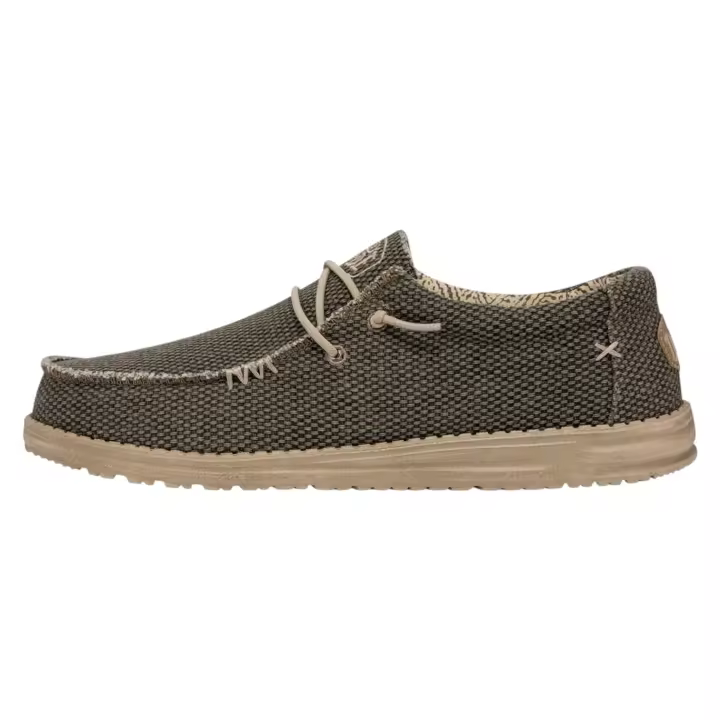 Scarpa Uomo Sneakers HeyDude Wally Braided Army - 1