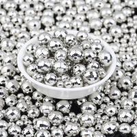 Cuentas Reflectantes Para Fiesta Disco 6-16mm CCB Silvery Mirrorball Espaciador De 10-200pcs Para Fabricación De Joyas DIY Pulseras Collares - details 3