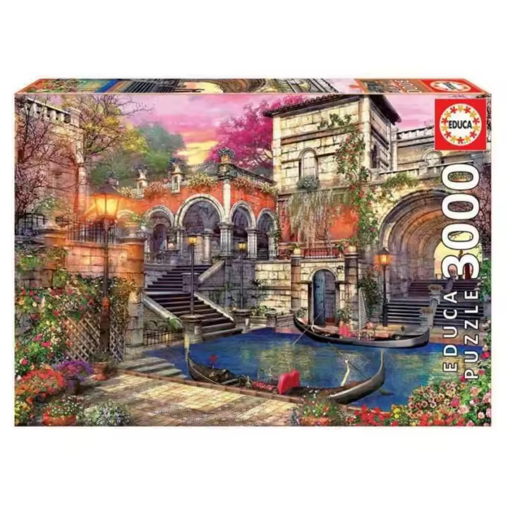 Puzzle 3000 piezas Romance en Venecia Educa Borras - 1