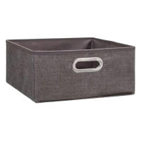 Caja de almacenamiento de tela - Cesta organizadora plegable - Gris  - 5 FIVE - Varios Tamaños - details 1