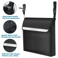 Bolsa De Ruedas Impermeable Con Bandeja Reflectora Segura Gran Capacidad Multifuncional Ayuda Para Discapacitados Bolsa De Transporte - details 6