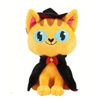 Gato De Peluche Para Halloween Cat Plush Negro Con Calabaza Anime Cartoon Animal De Peluche Extraño Y Nuevos Regalos De Halloween Para Todas Las Edades - details 2