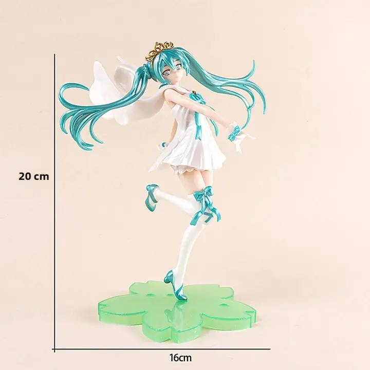 Figura De Anime Hatsune Miku Bellas Mujeres Modelo Decoración Para El Hogar Regalos Para Niñas Caso Ornamentales Accesorios De Figuras De Acción Unisex - 1