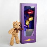 Caja De Regalo Creativa Con Rosas De Oro Para Día De San Valentín Día Del Maestro Regalo Original Para Aniversarios Cumpleaños Fiesta De Enlace Decoración Del Hogar - details 19