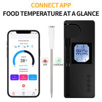 Termómetro De Carne Inalámbrico Bluetooth Para Barbacoa Asador Y Horno Herramienta De Cocina Para Carne Y Queso Medidor De Temperatura Accesorios Para Cocina - details 4