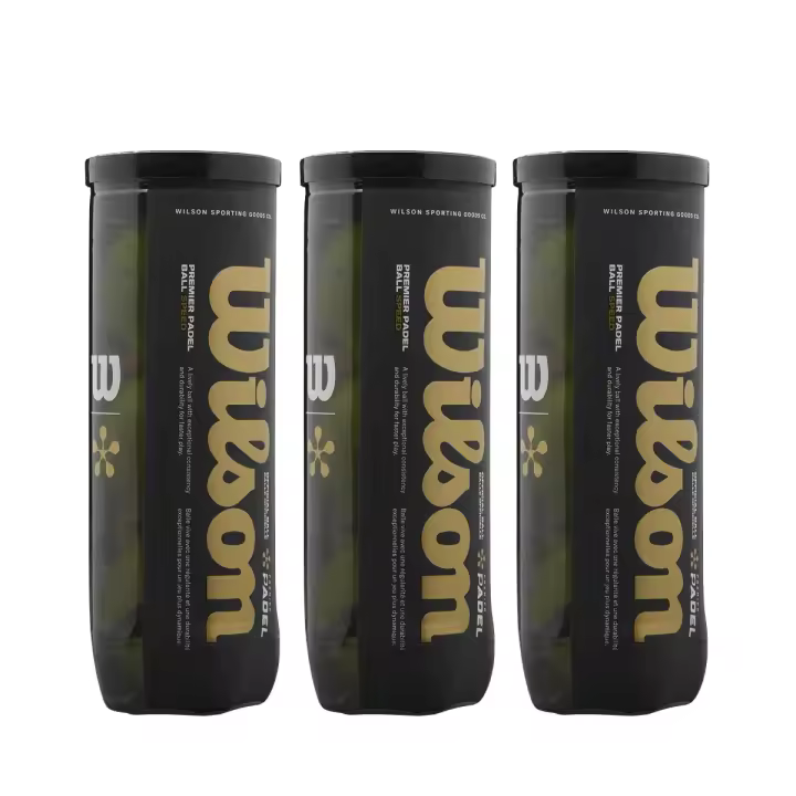 Wilson - Lote Pack 3 o 5 Botes, Pelota Oficial Premier Padel, Ralentizar Juego, Fieltro Especial - 1