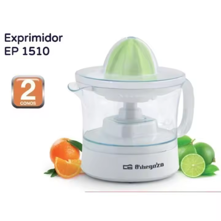 Exprimidor de Frutas Orbegozo Desmontable con Depósito Extraíble y Accesorios Lavables - 1