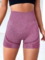 Shorts De Yoga Para Mujer Cintura Alta Fitness Running Pantalones De Gimnasio Levantamiento De Glúteos Sportswear Yoga Push up Shorts De Entrenamiento - details 34