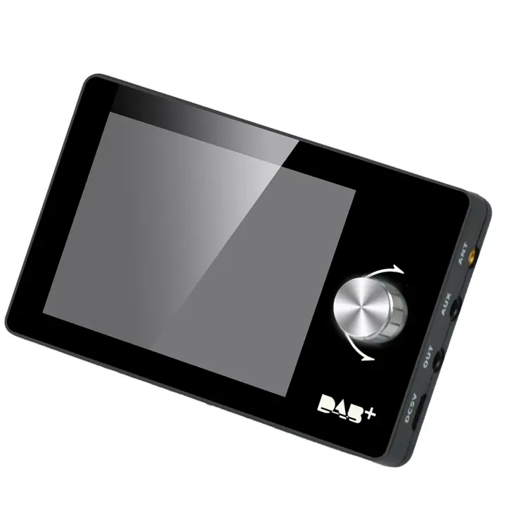 Adaptador De Antena DAB Radio 2.8 Pulgadas Pantalla Digital Transmisor FM BT SD TF MP3 Para Carro Adaptador De Señal De Grabación In-Dash - 1