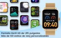Reloj inteligente con Bluetooth para hombre y mujer, pulsera con Dial personalizado, control del ritmo cardíaco, llamadas, para Android e IOS, 2025 - details 10