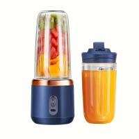 Exprimidor portátil de dos tazas con carga USB: fácil de limpiar, exprimidor rápido para uso doméstico y al aire libre - details 6