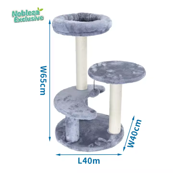 LILI HOME Rascador para Gatitos - Desde Pequeño hasta Grande disponibles en una variedad de modelos y tamaños. Diseñados para satisfacer las necesidades naturales de rascado y juego de los gatos, estos rascadores son tanto funcionales como divertidos. - 1