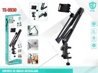 Soporte giratorio de 360° para teléfono y tableta - Brazo articulado de acero al carbono con montaje ajustable para cama y escritorio, ideal para lectura y transmisiones en vivo - details 11