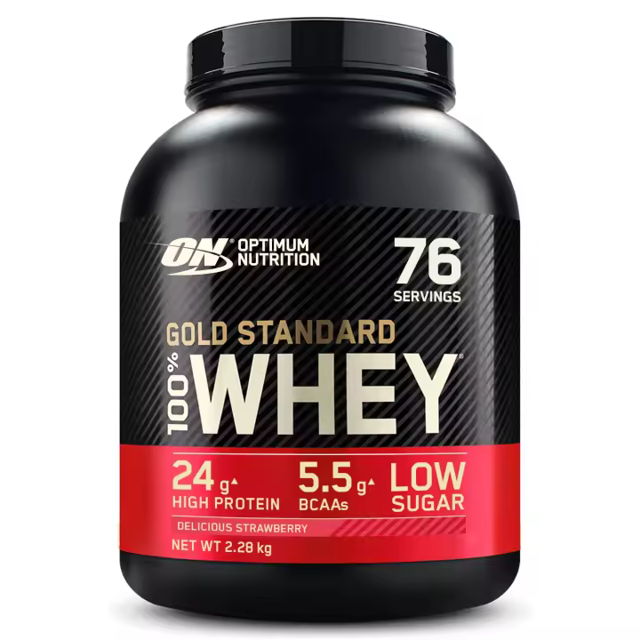 Optimum Nutrition 100% WHEY GOLD STANDARD 2,27Kg Proteina de gran pureza con una cantidad reducida de grasas e hidratos de carbono. - 1