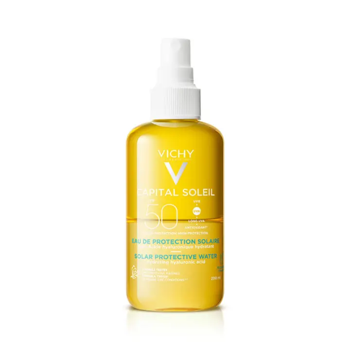 Vichy Capital Soleil Agua Solar SPF50 Hidratante 200ml - 1