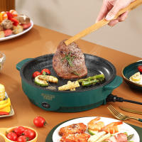 Multi Cocina Eléctrica 220V Sartén De Frying No Adhiere Para Barbacoa Pescado Carne Huevo Máquina De Cocinar En Casa - details 1