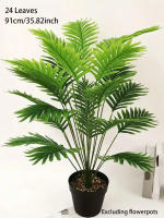 1pc Grande Planta Artificial De Palma Hojas Falsa Tropical Imitación De Hoja De Palmera Para Decoración De Piso Del Hogar 70-120cm - details 5