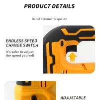 Sábanas Curvas Eléctricas Portátiles Dewalt 2700RPM Motor Brushless Para Batería 20V Herramienta De Trabajar En Madera Ajustable - details 9
