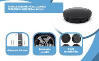 Banner - Embellecedor para llantas tapacubo Universal 56 mm (4 uds) Plateado