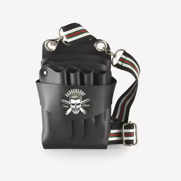 Perfect Beauty ZZMen Hipster Man Skull - Cartuchera para Barbero Color Negro - 1