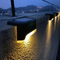 4PCS Luz Solar Para Piso Exterior IP65 Impermeable Jardín Patio Camino Puerta Solar Energía Solar Para Railing Escaleras Paso Valla - details 4