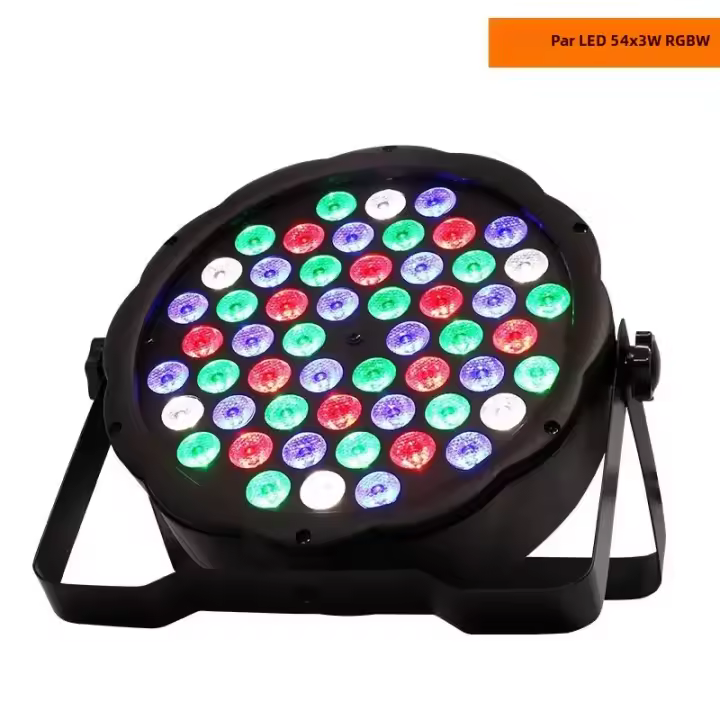 Lámpara De Proyección LED RGB 54x3W Para Fiesta Disco Bar Club Nocturno Control Por Voz Flash DJ Stroboscópico Para Bodas Cumpleaños - 1