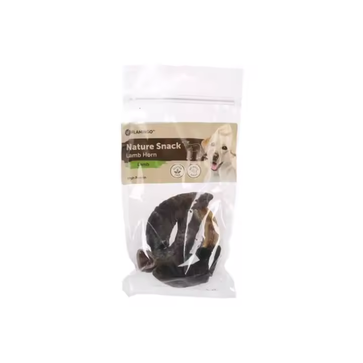 Flamingo Snacks Golosinas Nature Cuerno de oveja 5 x 200 Gr - 1