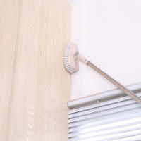 Cepillo De Limpieza Para Baño Con Mango Largo Cepillo De Piso Para Esquinas Difíciles Cepillo De Dureza Para Lavado De Paredes Y Inodoro Hogar - details 2
