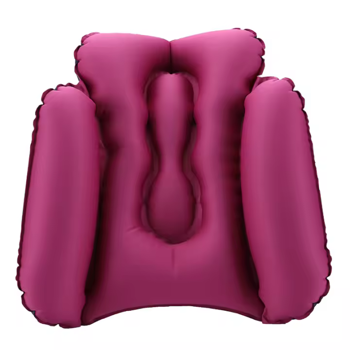 Cojín De Apoyo Lumbar Inflable Para Asiento De Coche Alivio Del Dolor De La Sciatica Soporte De Viaje MEXiZE - 1