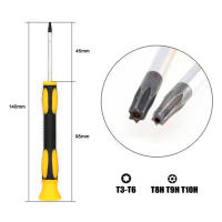 Juego De Destornilladores Torx Reliables Para Controladores Xbox/360 Y Celulares PS3 7pcs Herramienta De Remoción T3 T10H Para Reparación Eficiente - details 11