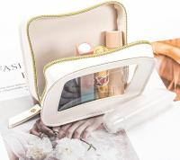 Mini bolsa de maquillaje transparente para bolso, bolsa organizadora de viaje para cosméticos a prueba de agua con cremallera. - details 1
