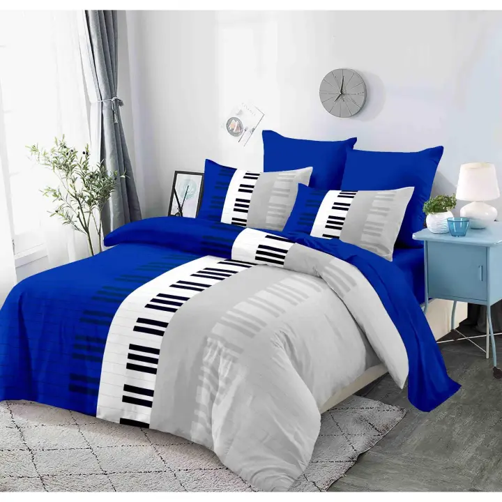 RedHer+Home Modelo Ega Juego de Funda Nórdica Reversible Estampada para Cama 90/105/135/150 Funda nórdica Microfibra con cremallera - Funda almohada - Funda edredon suave y transpirable. - 1