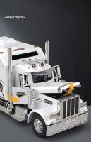 Peterbilt 389 Camión De Juguetes De Aleación 1:24 Con Sonido Y Luz Control De Ruedas Para Niños Regalo De Cumpleaños Coleccionable De Vehículos Metal - details 2