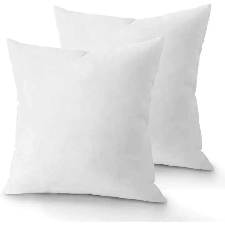 YUNIK HOME - Relleno de Cojín de Fibra Hueca Siliconada, Pack de 2,4,6 Unidades, Alta Recuperación, Suaves y Mullidos, Antialérgicos, Decorativos para Casa, Dormitorio, Salón o Coche, Tamaños 30x50 40x40 40x60 45x45 50x50 50x70 60X60 CM - 1