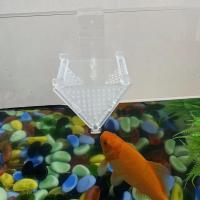 Decora Tu Acuario Con Nuevos Acrílicos Pequeños Cristales Potente Cilindro De Alimento Para Peces Transparente 6.7x4.5x7cm - details 15