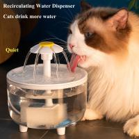 Fregadero Automático Para Gatos USB Eléctrico Silencioso 1.2L Con Filtro Dispensador De Agua Para Mascotas Material Plástico - details 0