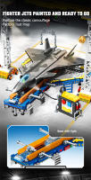 SEMBO 1154pcs Bloques De Construcción J-20 Fighter Serie Militar Modelo De Avión Regalo Para Niños Escena De Producción Línea De Montaje - details 5