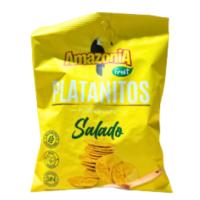 Platanitos Salados Amazonia Fruit 75g- Snack de plátano verde con sal - details 0