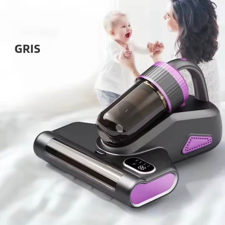 Aspirador Portátil 15KPa Para Matraces Eliminador De Pulgas Y Polvo Potente Succión Para Limpieza De Alfombras Ropa Sofá - 1