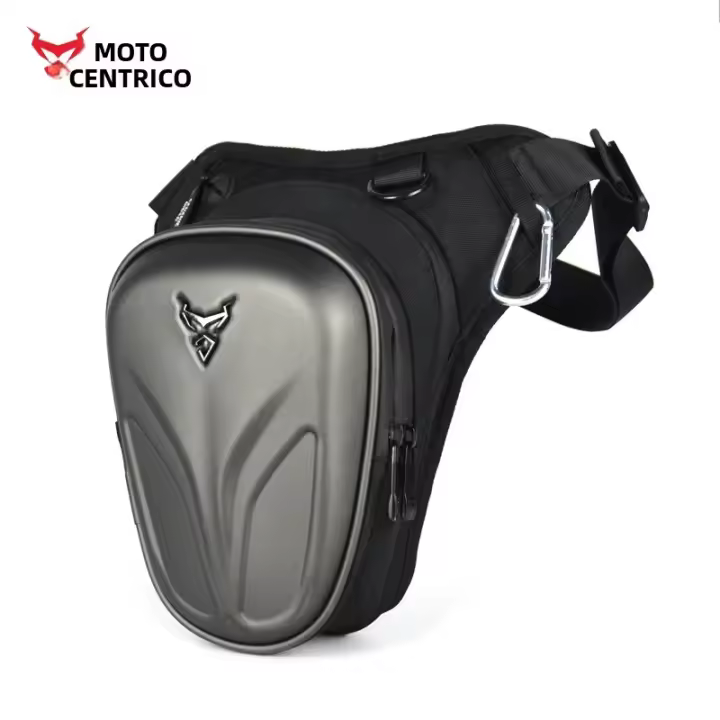 Bolsa Lateral De Motocicleta EVA Carcasa Dura Casual De Senderismo Exterior Bolso De Cadera Para Móvil Purse Leg Bag - 1