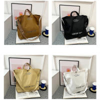 Bolso De Hombro Para Mujer De Lona De Alta Calidad 2023 Bolsa De Compras Estudiantes Bolso De Libros De Algodón Gran Tote Para Niñas Monedero - details 32